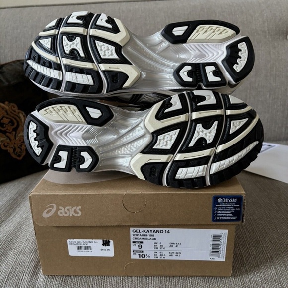 🔥 - ASICS GEL-Kayano 14 Low Silver Cream Mens size 9 Women’s size 10.5. 🔥 - Picture 4 of 5